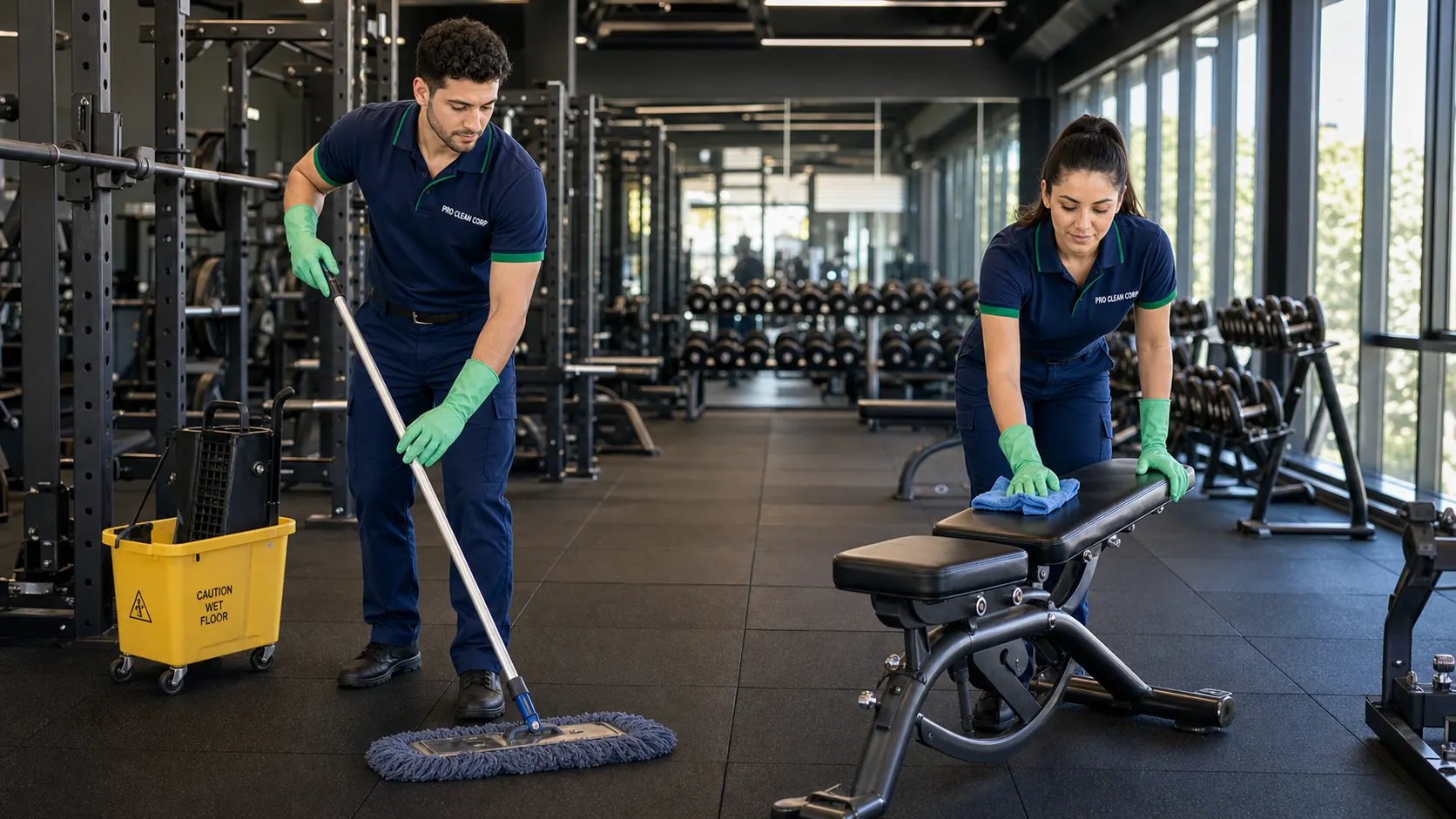 Gym Cleaning by Pro Clean Corp