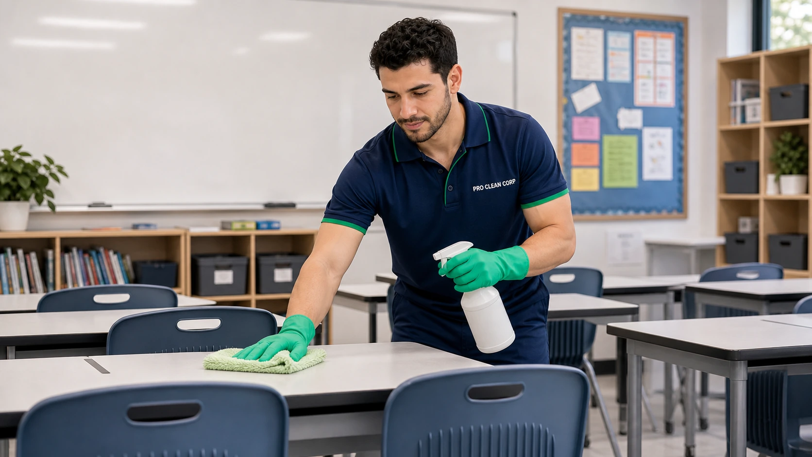 School Cleaning by Pro Clean Corp